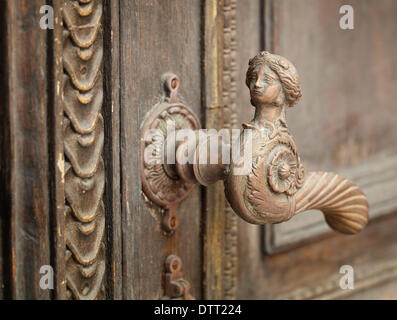 poignée de porte Banque D'Images