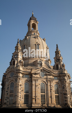 Frauenkirche de Dresde Dresde allemagne Banque D'Images