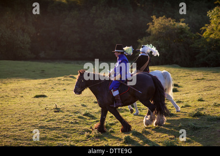 Robert Dover au Cotswold Olympicks, Dover's Hill, Gloucestershire, Royaume-Uni Banque D'Images