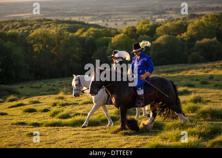 Robert Dover au Cotswold Olympicks, Dover's Hill, Gloucestershire, Royaume-Uni Banque D'Images