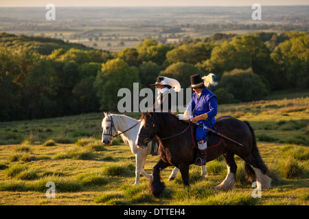 Robert Dover au Cotswold Olympicks, Dover's Hill, Gloucestershire, Royaume-Uni Banque D'Images