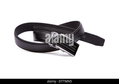 Ceinture fashion homme isolé sur fond blanc Banque D'Images