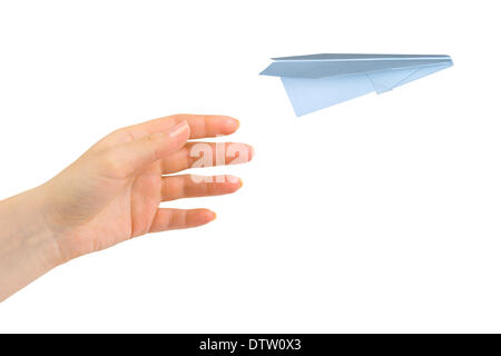 Et la main de l'argent vol avion