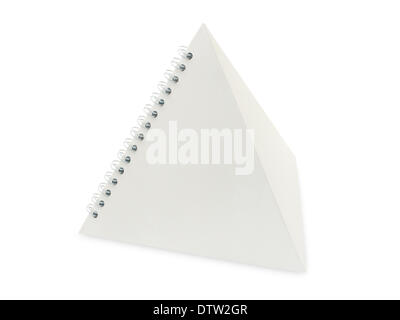 Calendrier de bureau vide Banque D'Images