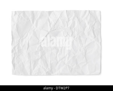 papier froissé Banque D'Images