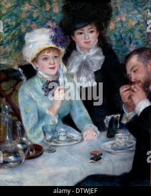 Après le déjeuner 1879 Août 1841 Pierre Renoir 1919 Français France Banque D'Images