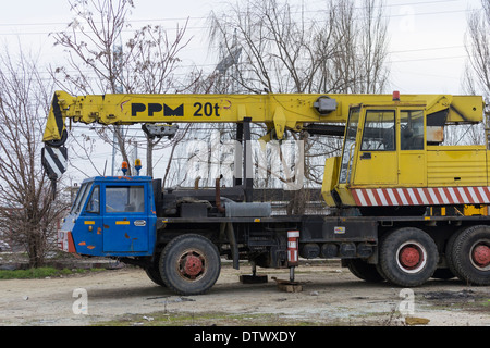 PPM 20t grue pour camion Banque D'Images