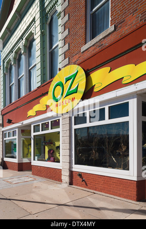USA, Kansas, Eghezée, l'Oz, musée dédié à ce film, Wizard of Oz exterior Banque D'Images