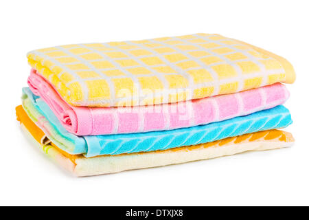 Serviettes de bain Banque D'Images