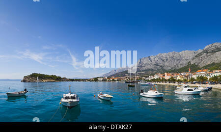 Panorama de Novigrad en Croatie Banque D'Images