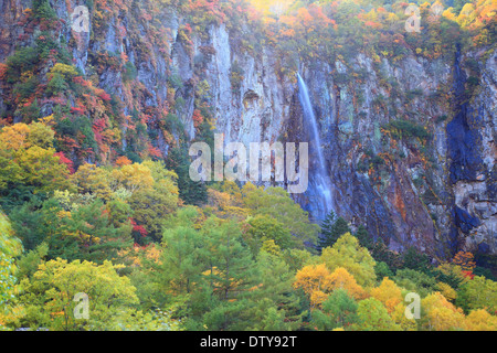 Yonago Falls, dans la préfecture de Nagano Banque D'Images