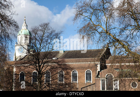 L'église Holy Trinity sur Clapham Common - Londres SW4 - UK Banque D'Images