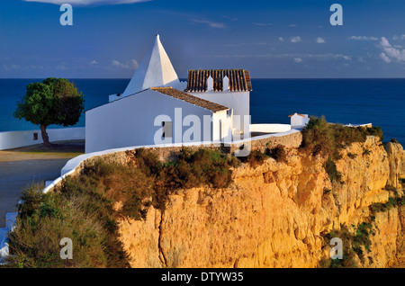 Le Portugal, l'Algarve : voir le petit sanctuaire de Nossa Senhora da Rocha Banque D'Images