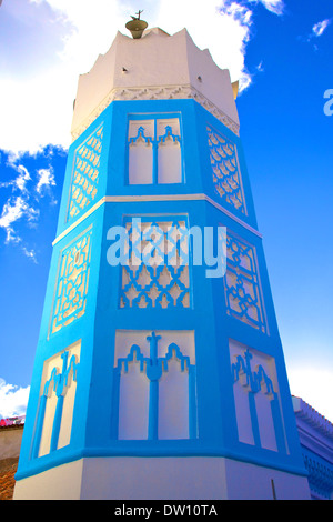 Mosquée, Chefchaouen, Maroc, Afrique du Nord Banque D'Images