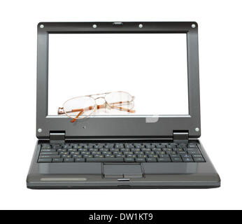 petit ordinateur portable Banque D'Images