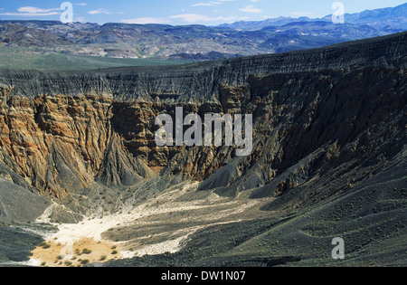 Elk248-2112 Californie, Death Valley National Park, Cratère Ubehebe Banque D'Images