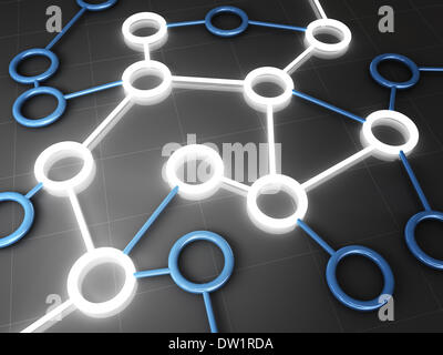 web connexion Banque D'Images