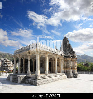 L'hindouisme ranakpur temple en Inde Banque D'Images