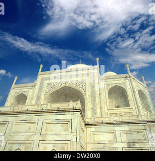 Taj Mahal - mausolée célèbre Banque D'Images