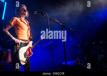 Brody Dalle premier solo Concert intime à Londres NME Banque D'Images