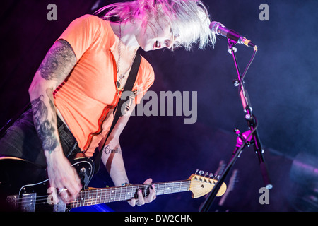 Brody Dalle premier solo Concert intime à Londres NME Banque D'Images