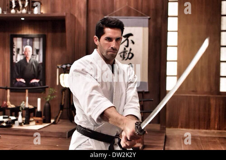 Ombre de ninja ; une larme 2013 Millenium Films Production avec Scott Adkins Banque D'Images