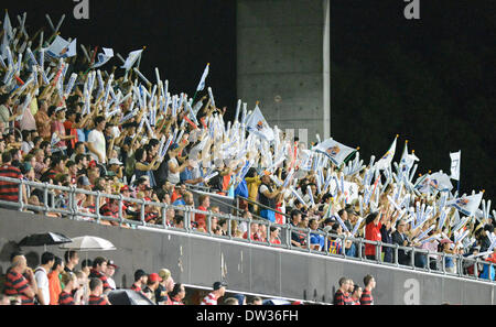 Sydney, Australie. Feb 26, 2014. Ulsan lors de la Ligue des Champions de l'AFC match entre Western Sydney Wanderers FC et FC Ulsan Hyundai de Corée du Pirtek, Parramatta Stadium. Ulsan a gagné 3-1. Credit : Action Plus Sport/Alamy Live News Banque D'Images