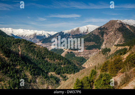 Montagnes du Pinde Banque D'Images