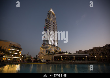 L 'adresse', Dubaï, Émirats arabes unis, le 30 décembre 2013. Banque D'Images