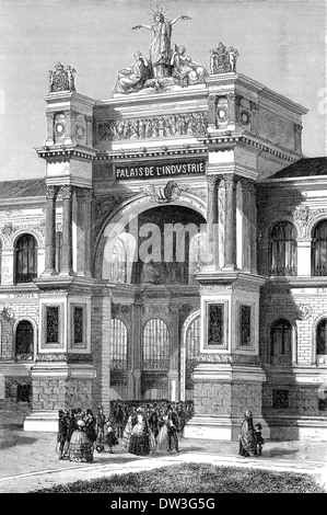 L'Exposition Universelle, 1855, Paris, France Banque D'Images