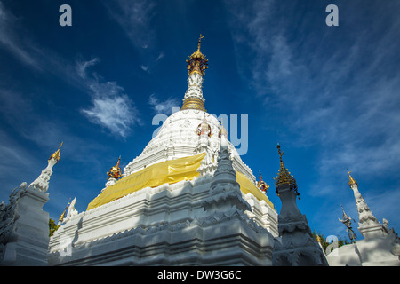 À la Pagode Wat Chetawan temple à Chiang Mai, Thaïlande Banque D'Images