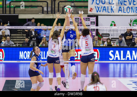 Finale di Coppa Italia Serie A2 Femminile di Pallavolo Banque D'Images