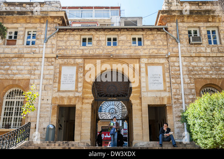 Campus de l'Université américaine de Beyrouth situé sur la mer Méditerranée, à Beyrouth, au Liban. Banque D'Images