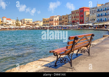 Port Vénitien, la Canée Banque D'Images