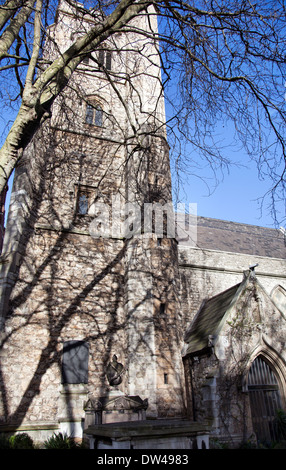 La St-Mary-à-église de Lambeth à Londres UK Banque D'Images