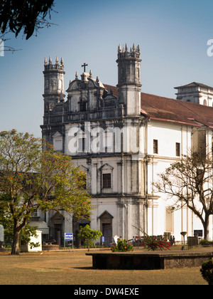 L'Inde, Goa, Goa Velha ancienne, Église de St François d'assise Banque D'Images