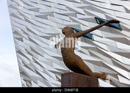 Monument Titanic à Belfast Banque D'Images