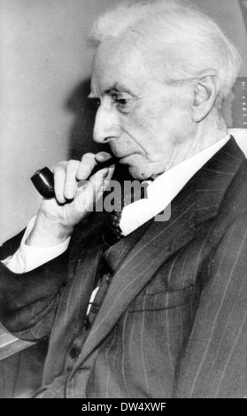 BERTRAND RUSSELL (1872-1970) Philosophe anglais sur 1965 Banque D'Images