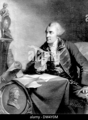 JOHN Wilkes (1725-1797) Journaliste et homme politique radical anglais Banque D'Images
