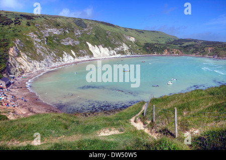 Crique de Lulworth Dorset Banque D'Images