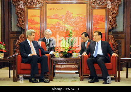 Premiere chinois Li Kerry Secrétaire accueille à Beijing