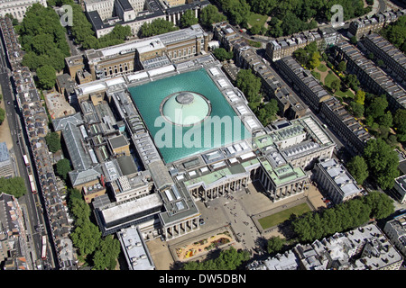 Vue aérienne du British Museum de Londres Banque D'Images