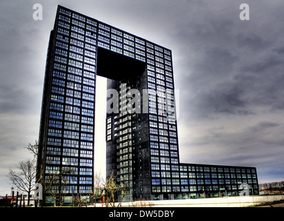 L'architecture moderne : Tasmantoren, Groningen, Pays-Bas Banque D'Images