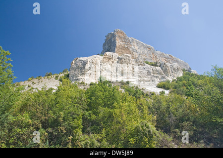 Vue d'une montagne en Crimée, Ukraine Banque D'Images