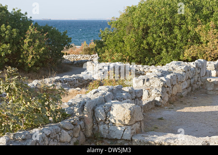 Chersonesos Taurica ruines, musée en plein air à Sébastopol, Ukraine Banque D'Images