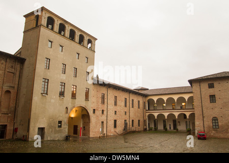 Le Palais Farnèse à Plaisance, Émilie-Romagne, Italie Banque D'Images