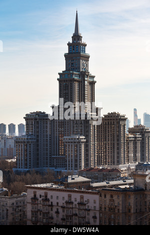 Triumph-Palace est le plus haut immeuble de Moscou. Banque D'Images