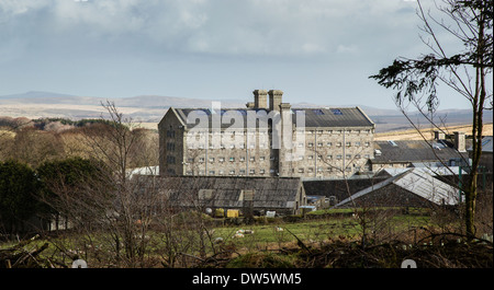 Her Majesty's Prison Dartmoor à Princetown dans le vaste paysage majestueux de Devon Dartmoor central UK Banque D'Images