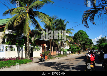 Rue de Leticia. Ministère de l'Amazonas .COLOMBIE Banque D'Images