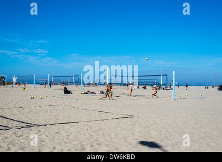 La Mission du sud de beach-volley. San Diego, Californie, États-Unis. Banque D'Images